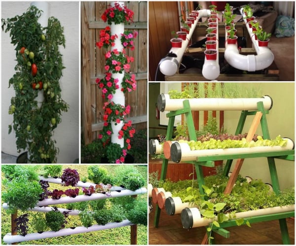 30 utilisations créatives de tuyaux en PVC pour la maison et le jardin